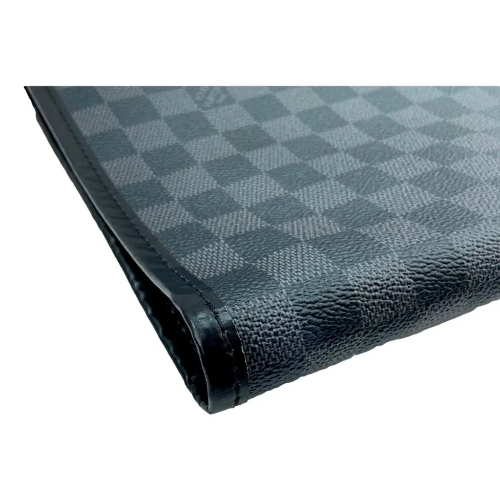Louis Vuitton Damier Graphite Garment Bag Black Canvas Good - Inside View