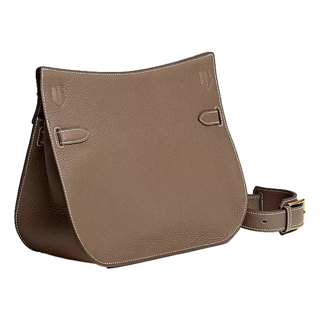 Hermès Hermes Taurillon Clemence Jypsiere 28 Etoupe Gold Hardware 2026 MultiColor Leather Never worn - Model View