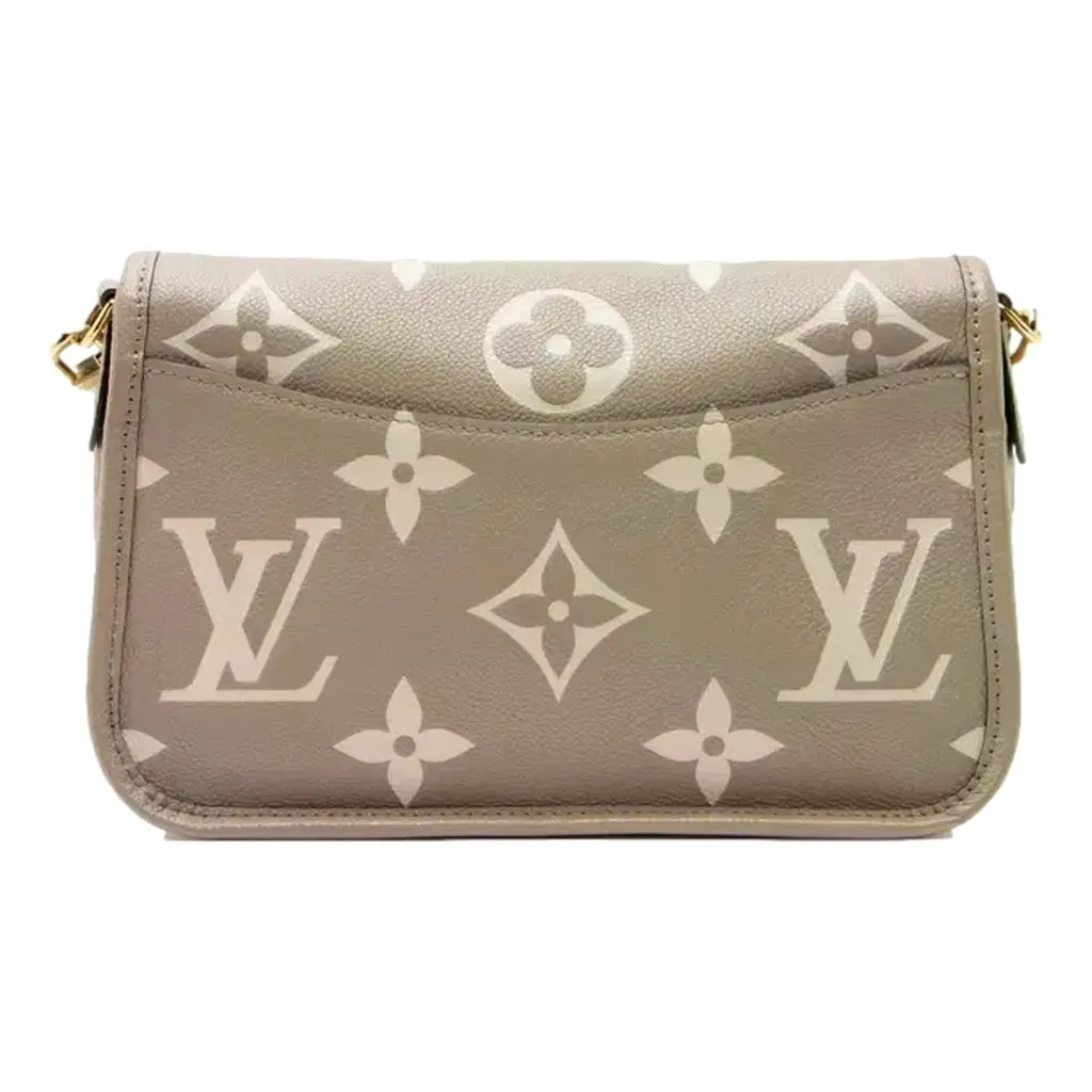 Louis Vuitton Diane Beige Monogram Empreinte Leather Crossbody Bag Beige Leather Good - Inside View