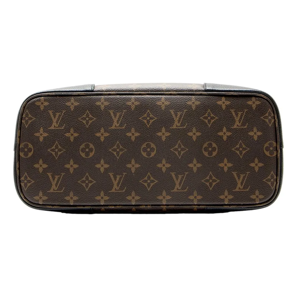 Louis Vuitton Flandrin Monogram Canvas Leather Handbag with Strap Brown Leather Good - Model View