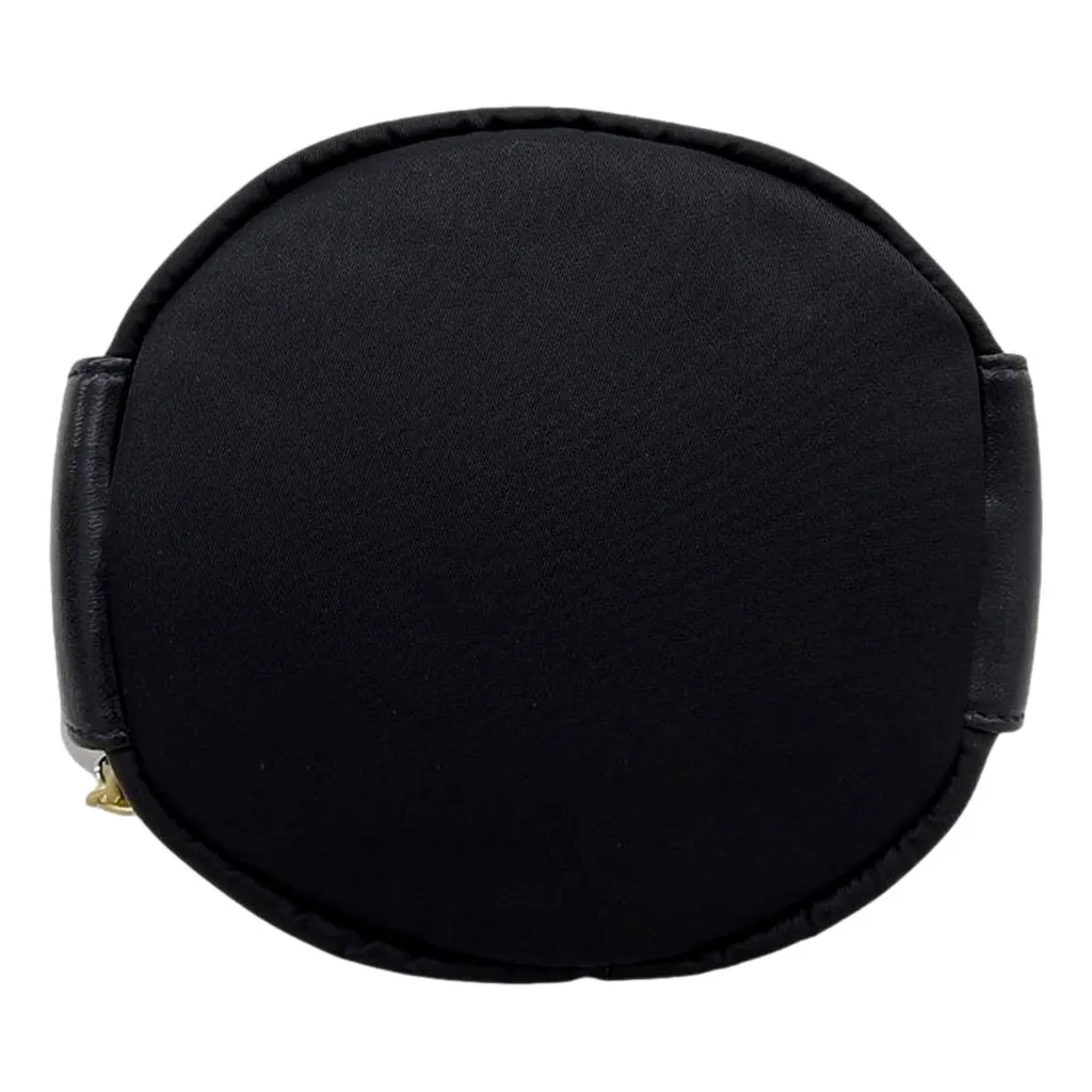 Prada Petit Sac Noir Mini Re-Nylon and Nappa Leather Bucket Bag Black Black Polyamide Never worn - Inside View