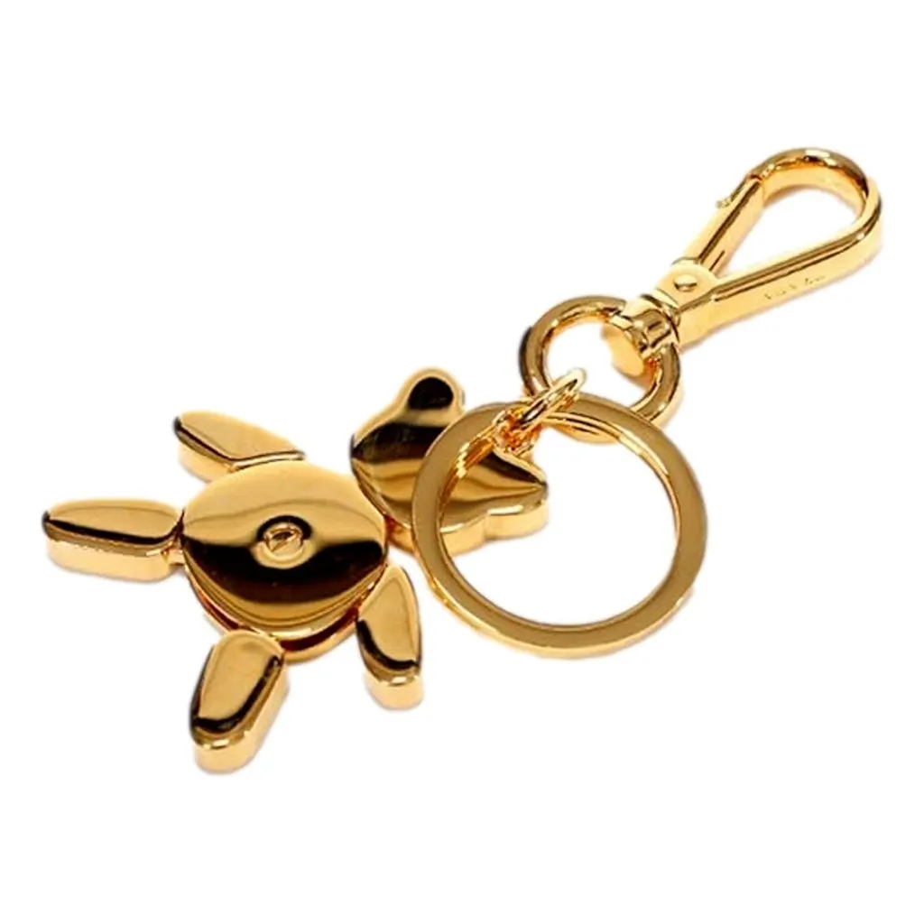 Prada Prada Women's Black/Gold Teddy Bear Handbag Charm Keychain Pink Never worn - Back View