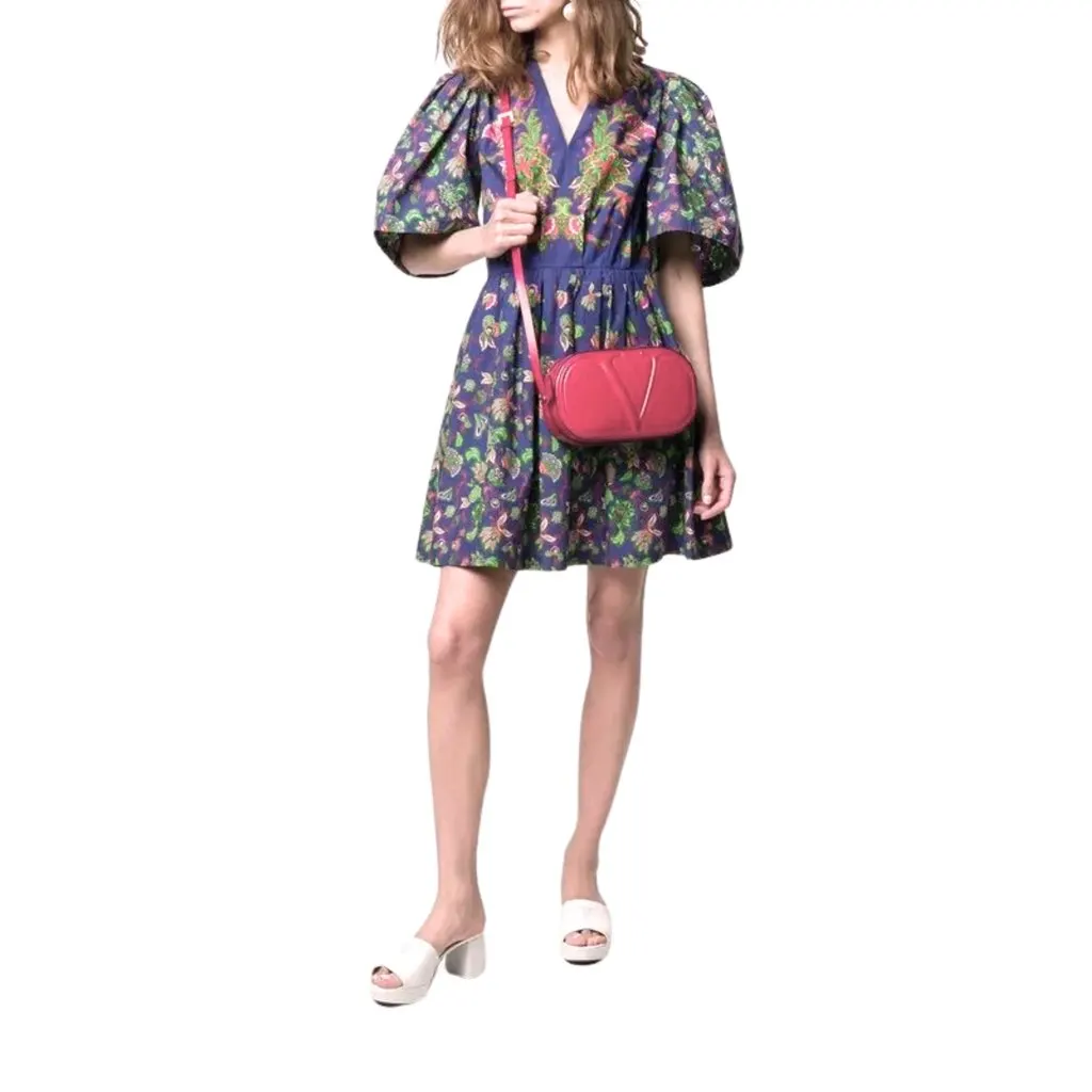 Valentino Valentino Garavani VLogo Walk Crossbody Bag Pink Calf Leather Medium Pink Leather Never worn - Inside View