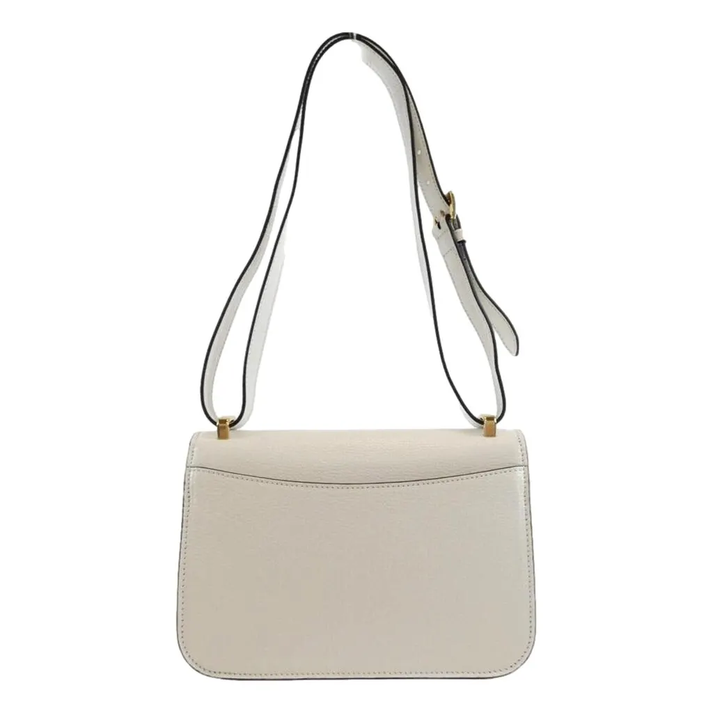 Miu Miu Madras White Leather Crossbody Bag White Leather Never worn - Back View