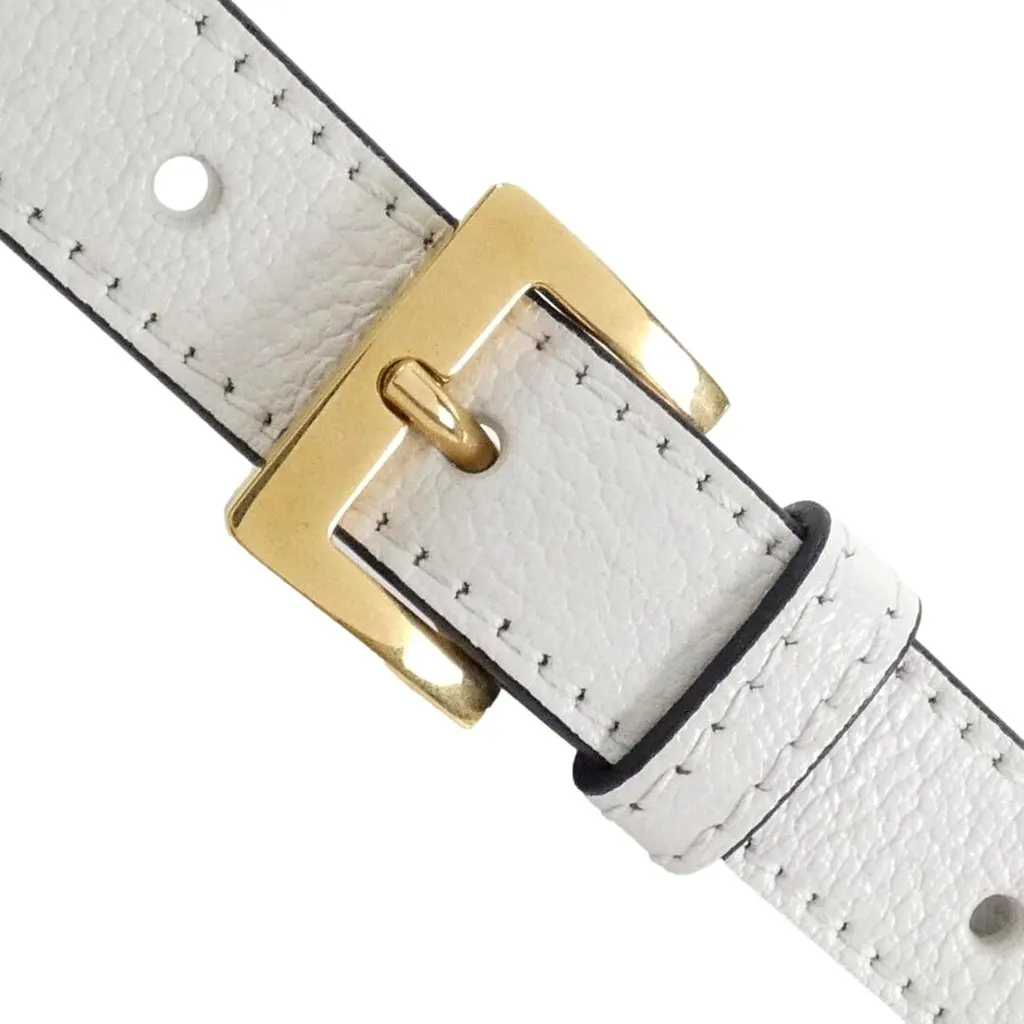 Miu Miu Madras White Leather Crossbody Bag White Leather Never worn - Box View