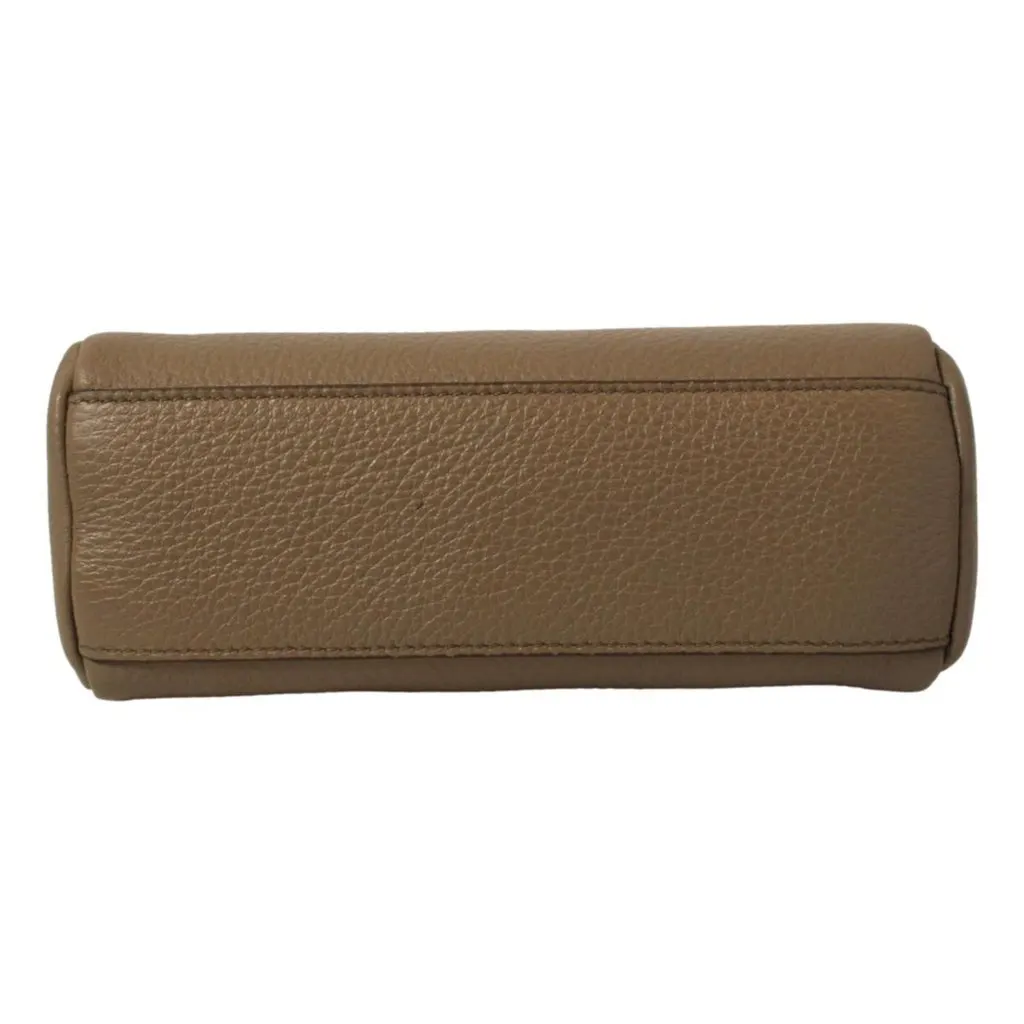 Prada Vitello Daino Argilla Grey Leather Cosmetic Pouch Grey Leather Never worn - Box View