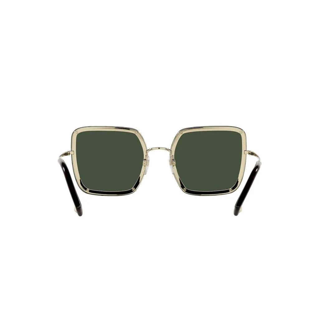 Valentino Valentino Garavani Green Studded Titanium Sunglasses Green Never worn - Inside View
