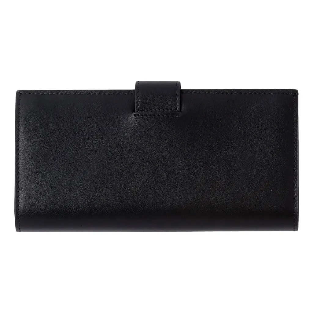 Prada Prada City Smooth Calfskin Long Wallet in Nero Black Black Leather Never worn - Inside View