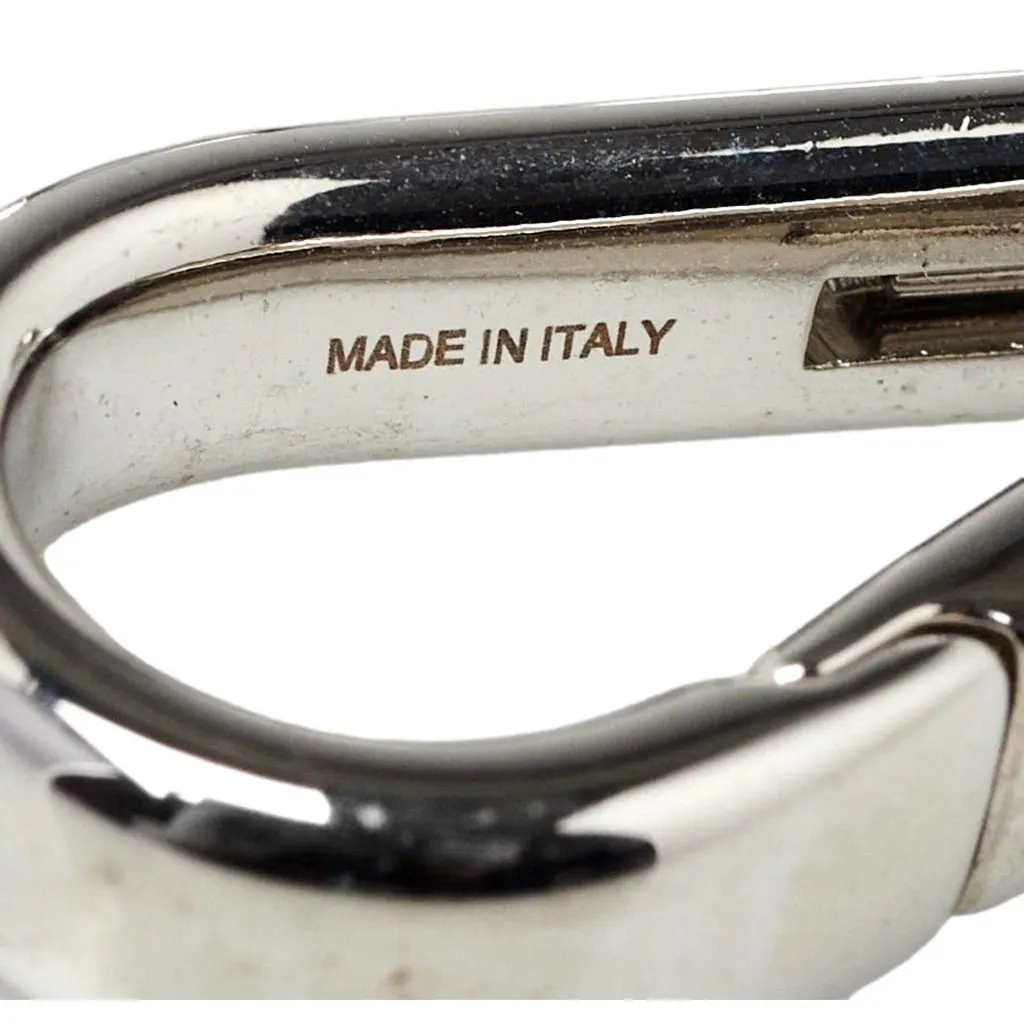 Fendi Strap You Silver Tone Metal Chain Mini Shoulder Strap Detachable Silver Never worn - Back View