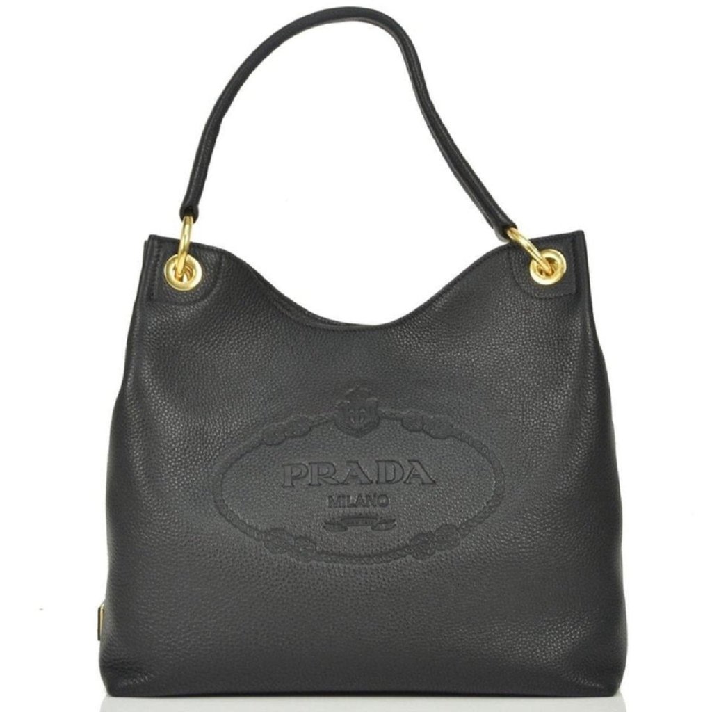 Prada Vitello Phenix Black Leather | Libas Collective