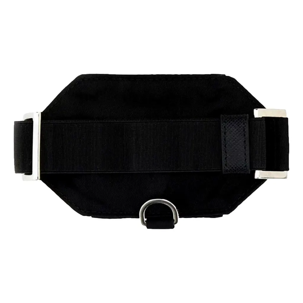 Prada Black Re-Nylon Belt Bag Trick Bag Charm Black Polyamide Never worn - Back View