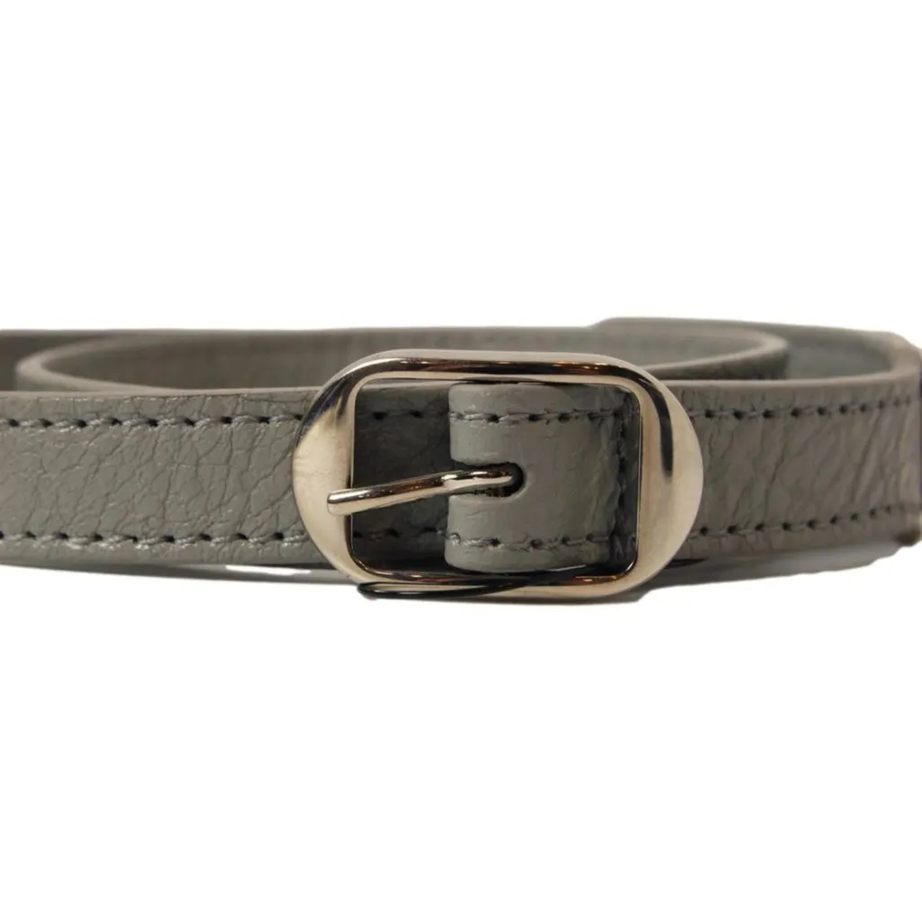 Balenciaga Arena Grey Lambskin Leather Wrap Bracelet Grey Leather Never worn - Model View