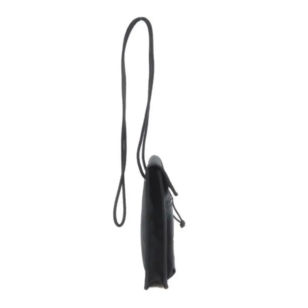 Balenciaga Explorer Pouch Crew Embroidery Black Leather Never worn - Back View