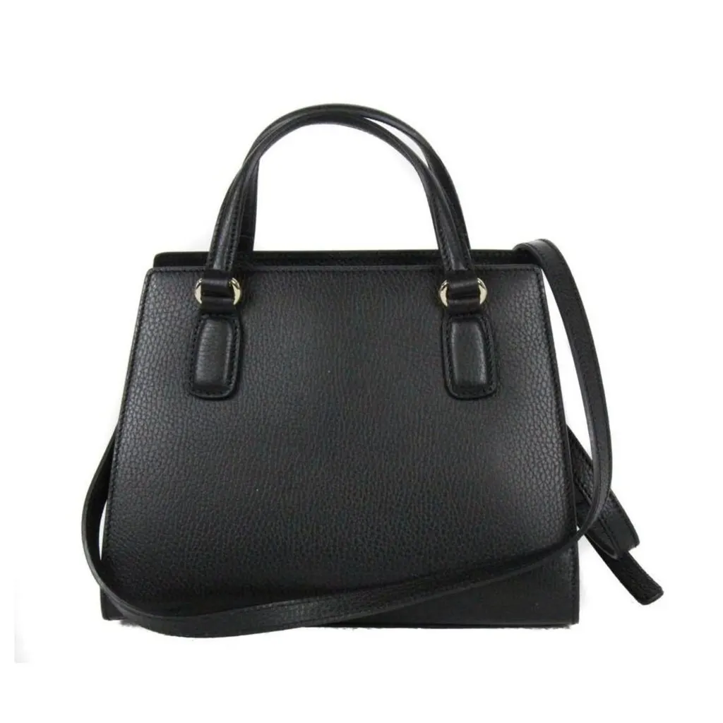 Gucci Soho Leather Structured Small Tote Crossbody Bag Black Black Leather Never worn - Inside View