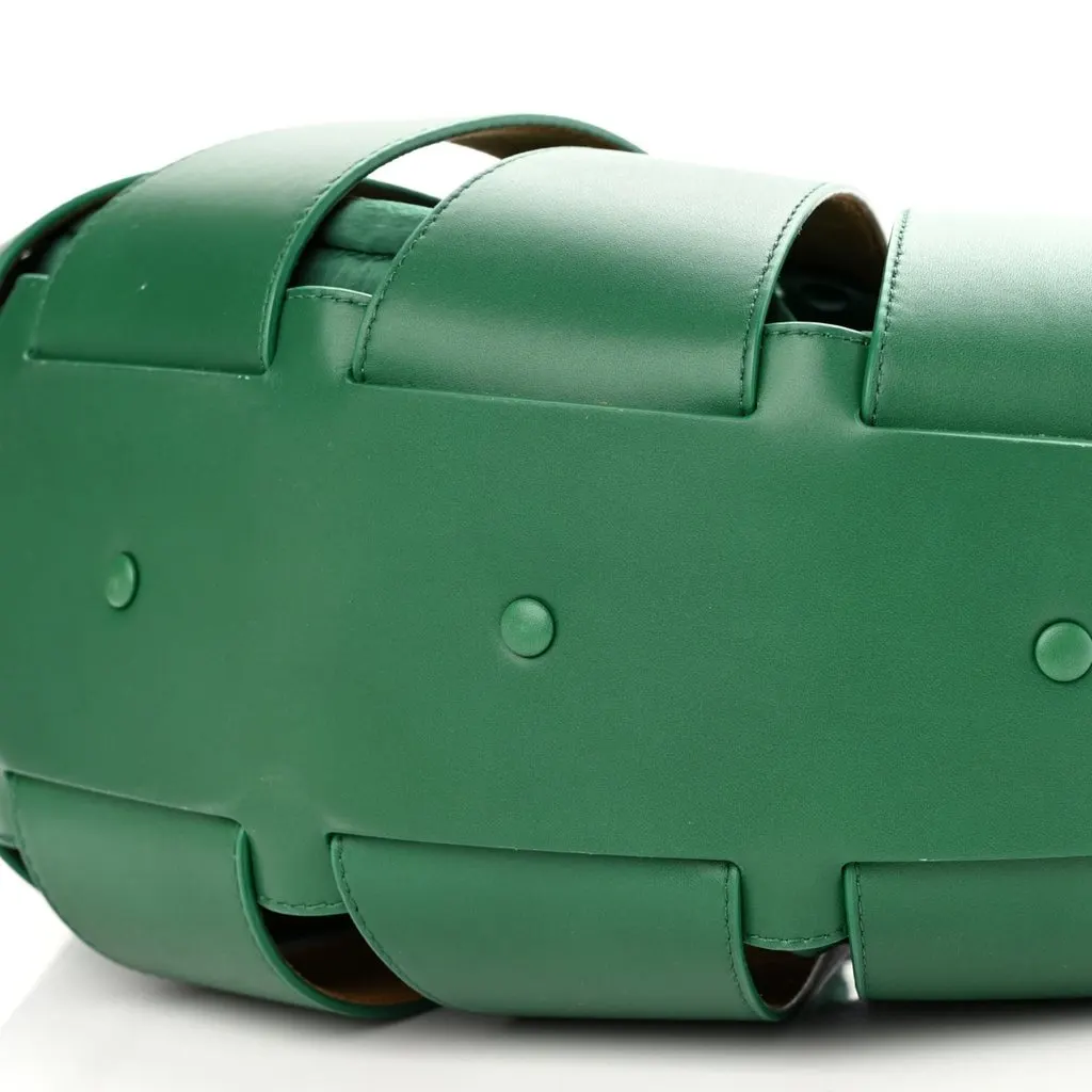 Bottega Veneta Bottega Veneta The Shell Bag Racing Green French Calfskin Shoulder Bag Green Leather Never worn - Box View