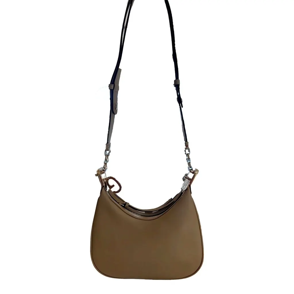 Gucci Attaché Small Shoulder Bag Beige Leather Brown Leather Never worn - Inside View