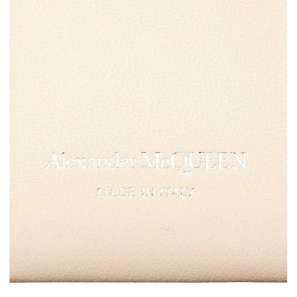 Alexander McQueen The Jewelled Hobo Bag in White Leather with Silver Knuckle White Leather Never worn - Box View