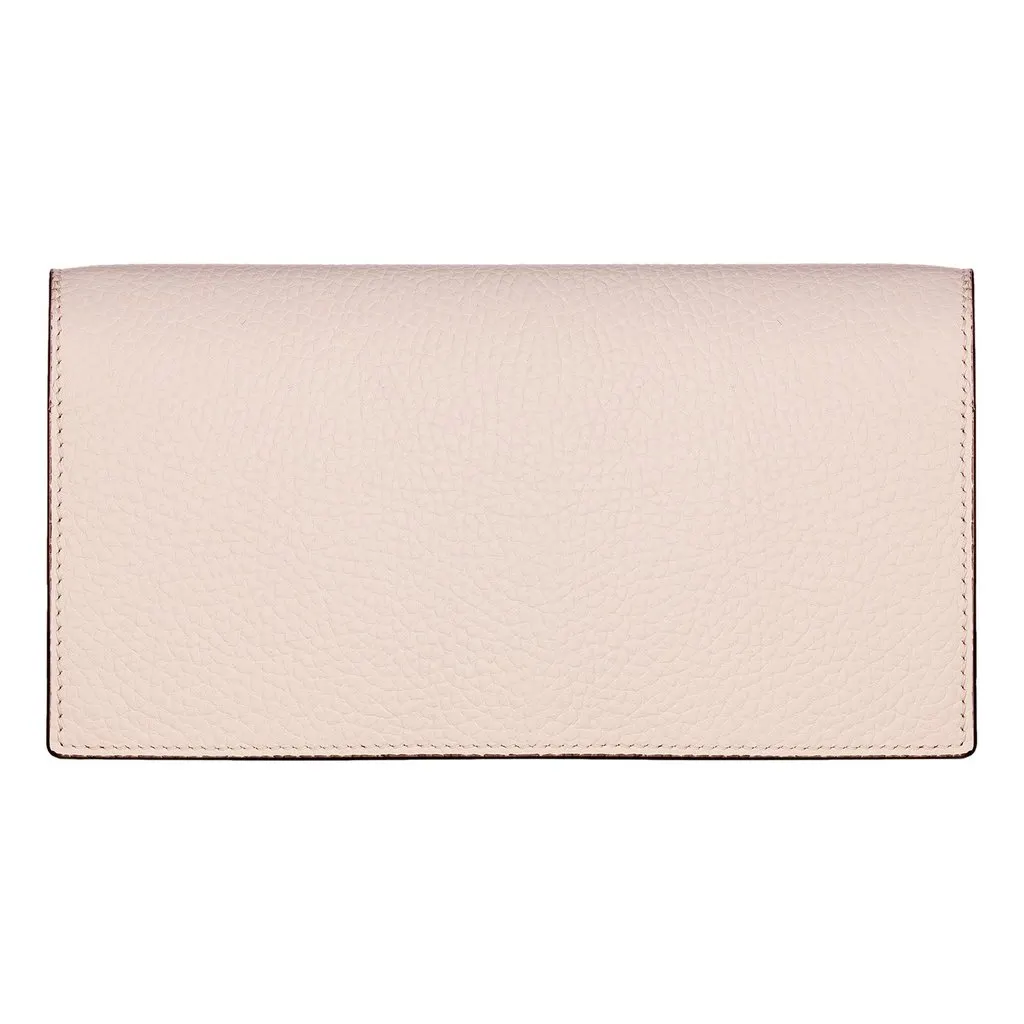 Gucci Interlocking GG Python Leather Bow Wallet on Chain Light Pink Gold Hardware MultiColor Leather Never worn - Inside View