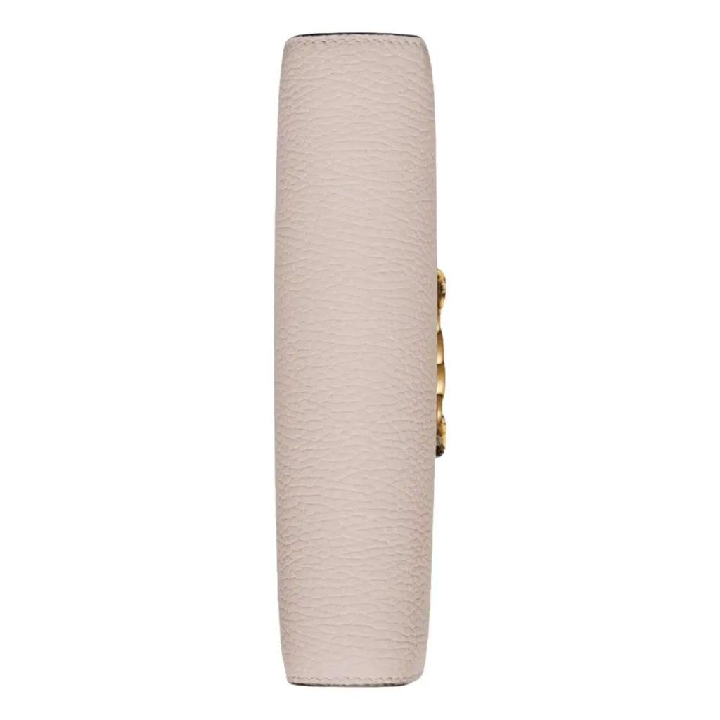 Gucci Interlocking GG Python Leather Bow Wallet on Chain Light Pink Gold Hardware MultiColor Leather Never worn - Box View