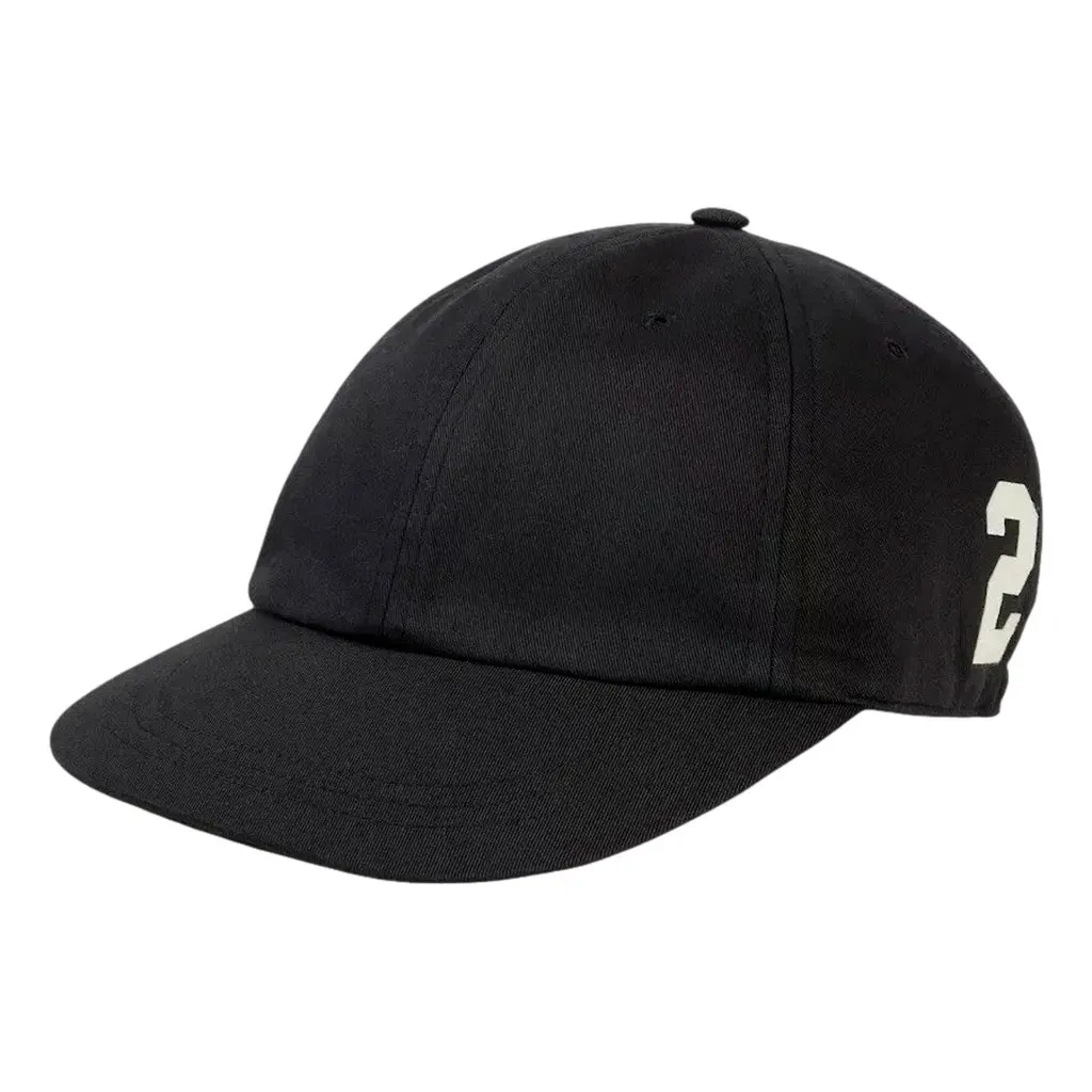 Gucci 25 Logo Cotton Baseball Cap in Black Medium Black Cotton Never worn - Front View
