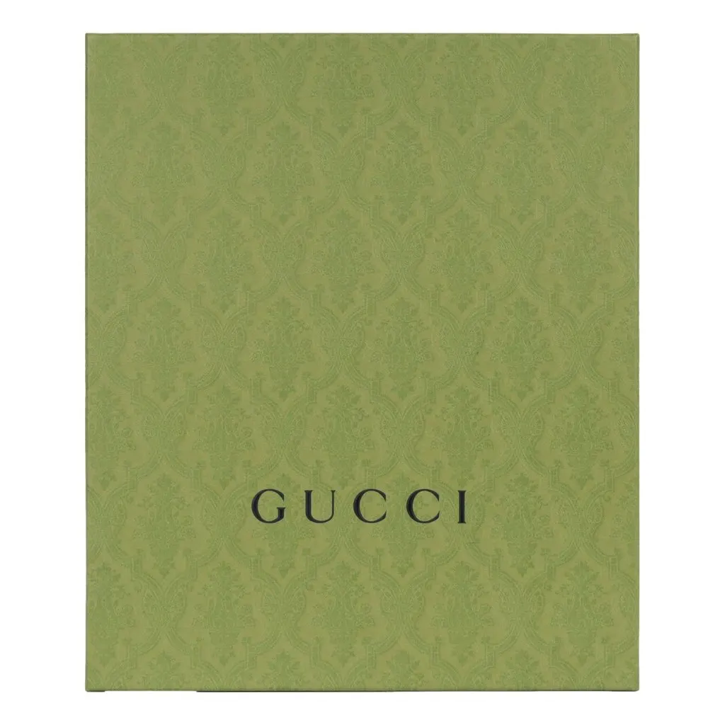 Gucci GG Supreme Canvas Web Stripe Bifold Wallet Brown Leather Never worn - Box View
