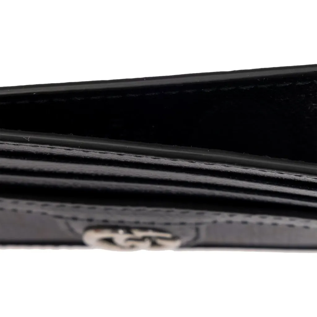 Gucci Gucci Ophidia GG Canvas Leather Navy Card Case Wallet Blue Leather Never worn - Model View