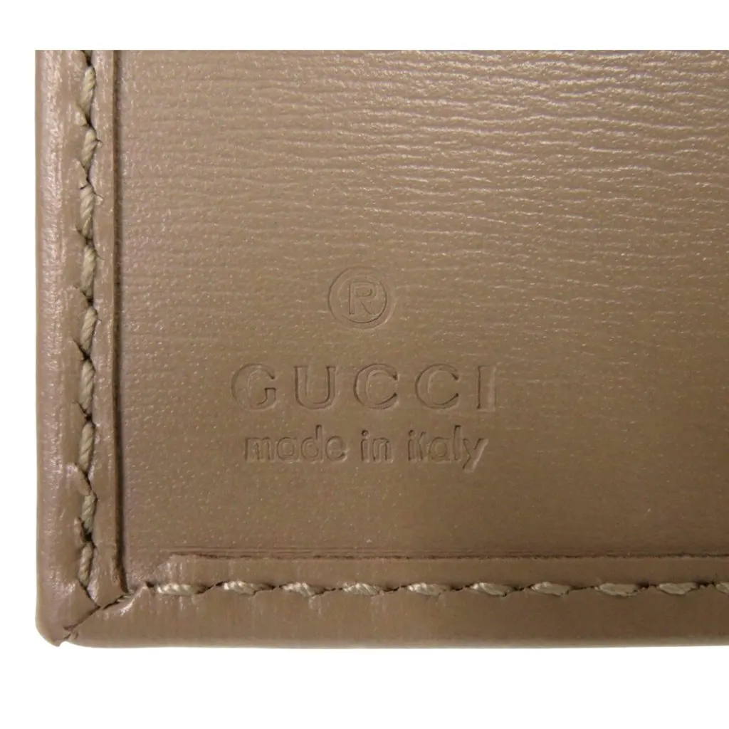 Gucci Gucci GG Shadow Brown Medium Bifold Wallet Brown Leather Never worn - Box View