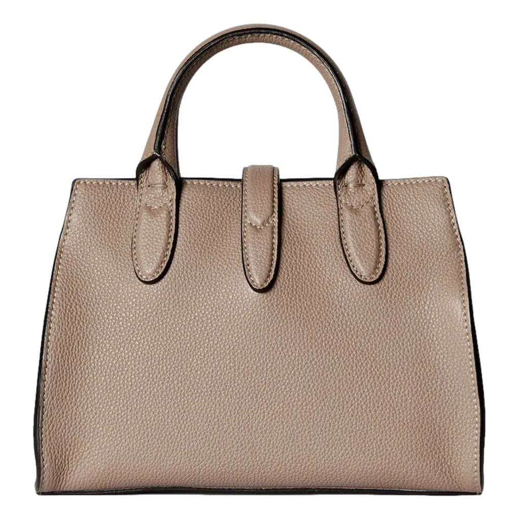 Gucci Jackie Small Calfskin Leather Tote Handbag Satchel Taupe Brown Leather Never worn - Inside View