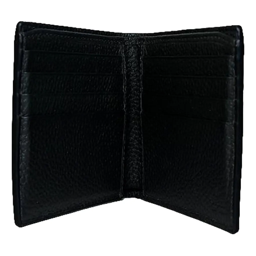Gucci GG Shadow Black White Bifold Wallet Black Leather Never worn - Inside View