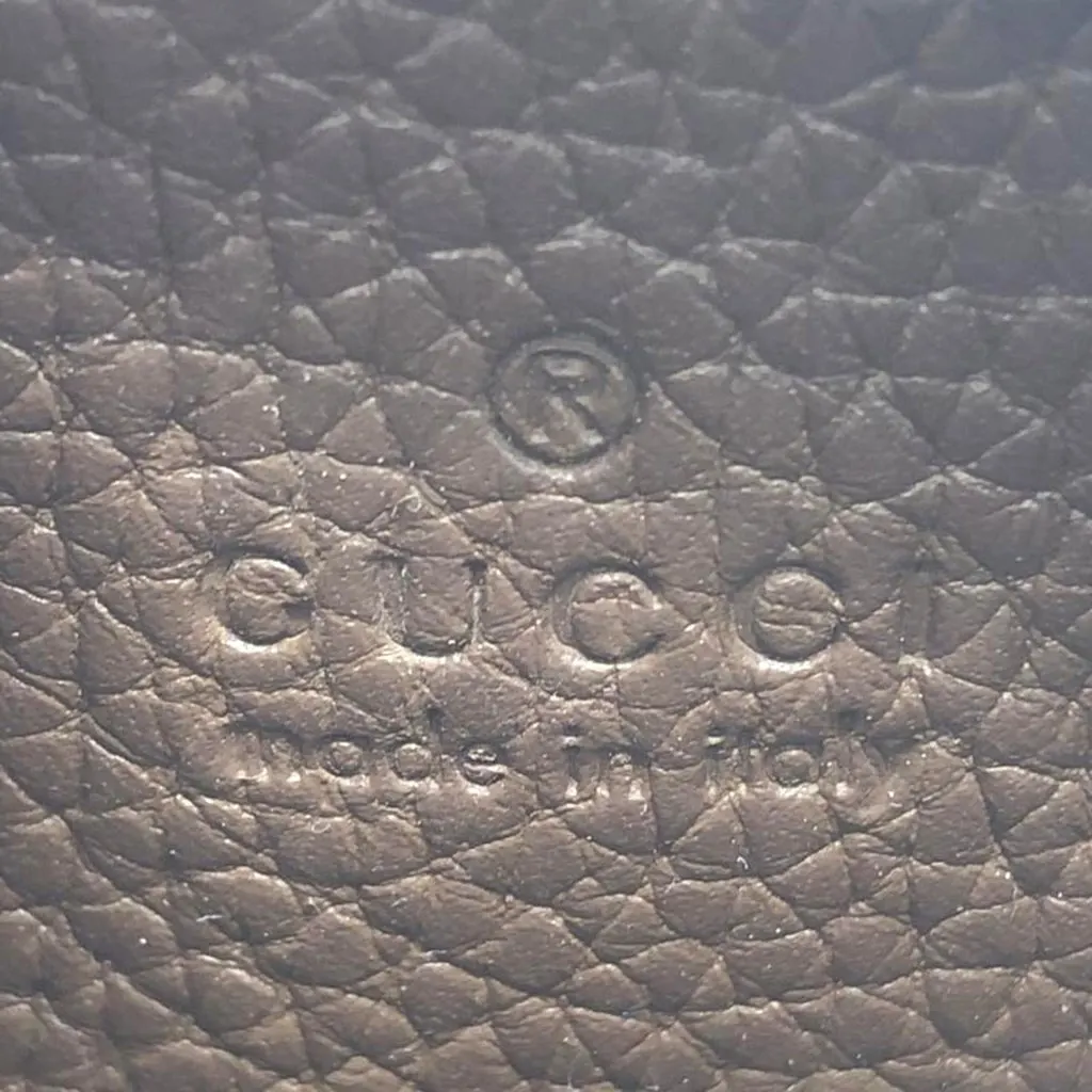 Gucci Gucci GG Shadow Brown Canvas Earphone Case Charm Brown Leather Never worn - Box View