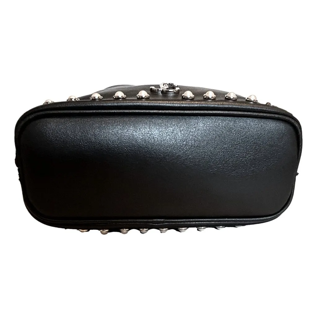 Jimmy Choo Jimmy Choo Marcheline Pearl Small Bucket Crossbody Bag Black Black Leather Never worn - Model View