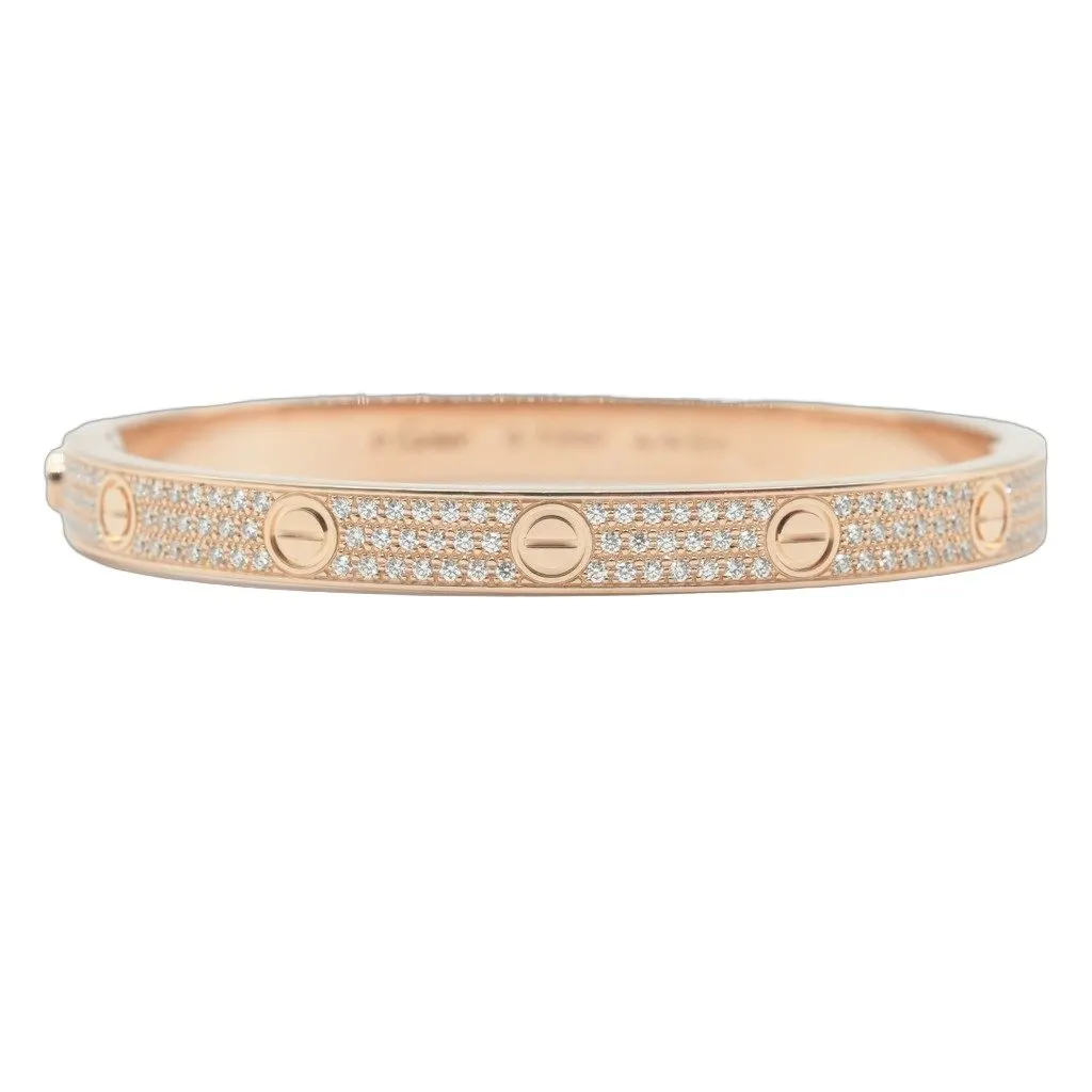 Cartier Love bracelet Gold Rose Gold Very good - Front View