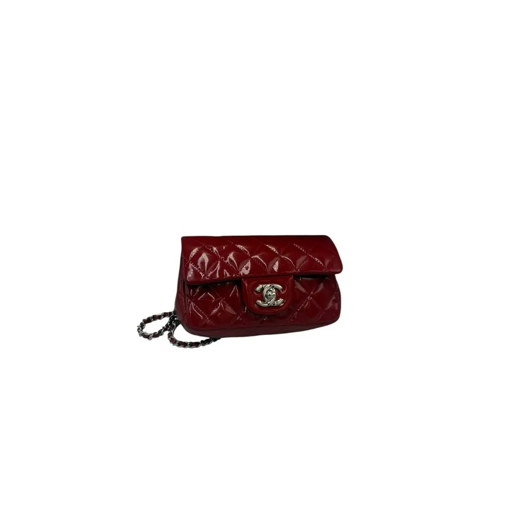 Chanel Classic Burgundy Leather Good - Inside View