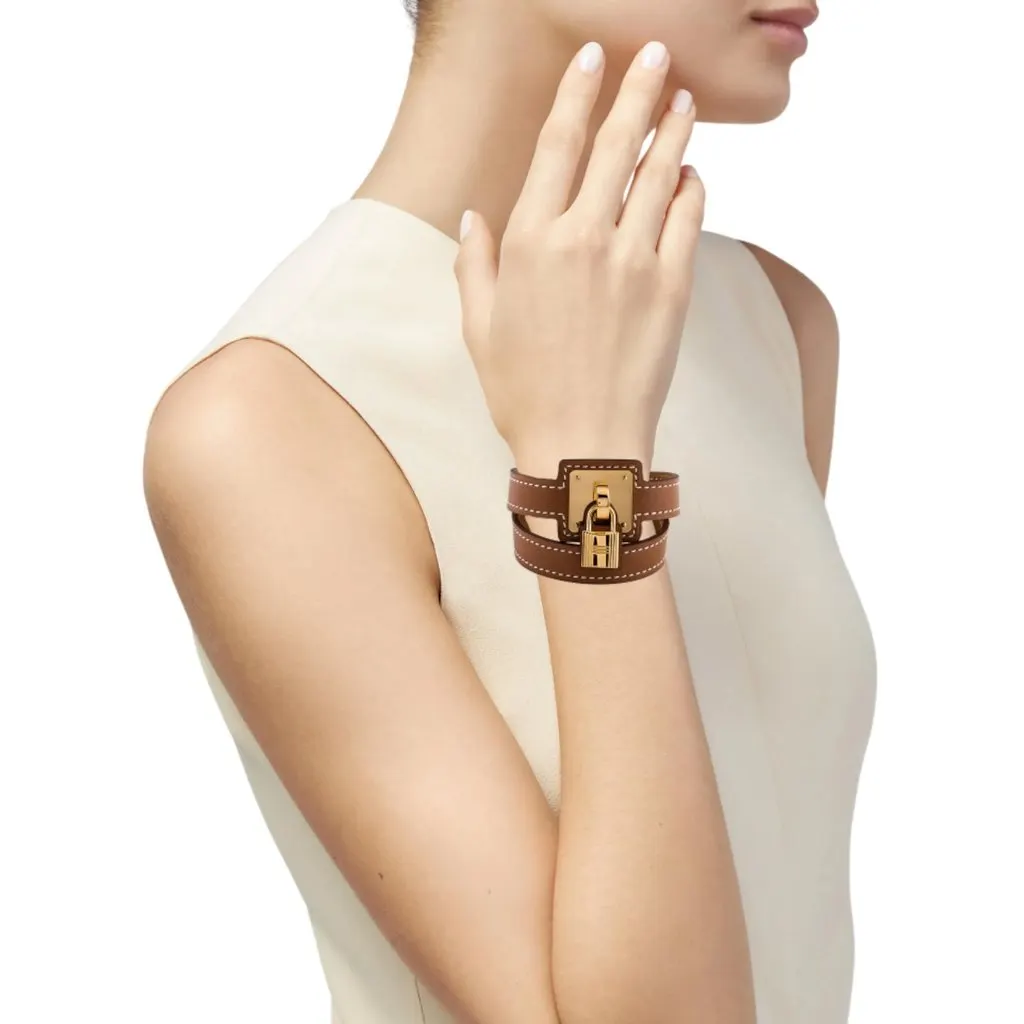 Hermès O'Kelly Brown Leather Very good - Back View