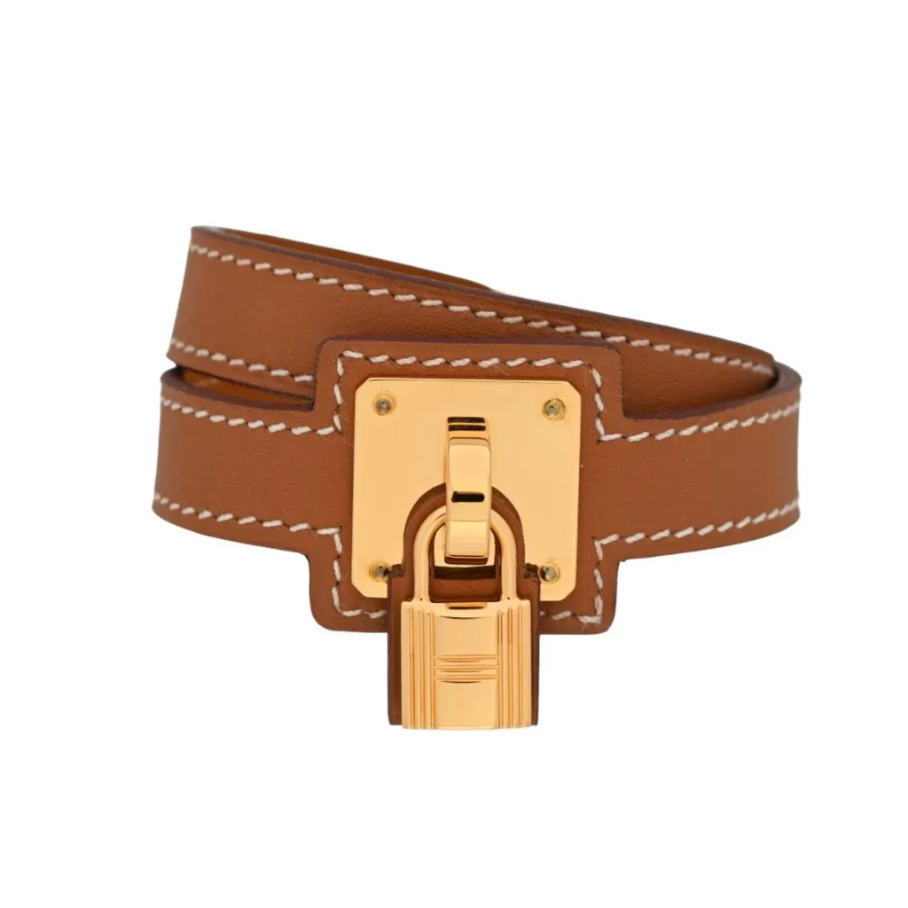 Hermès O'Kelly Brown Leather Very good - Front View