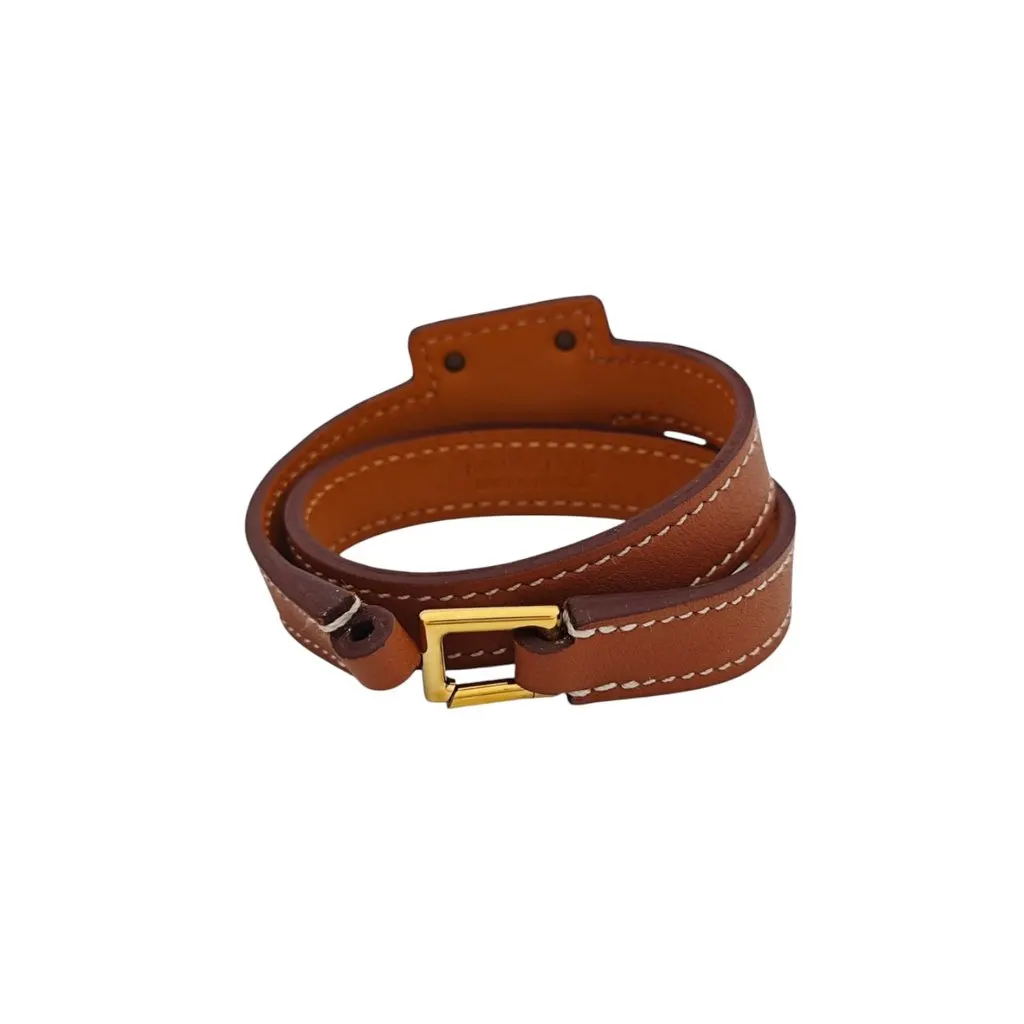 Hermès O'Kelly Brown Leather Very good - Box View