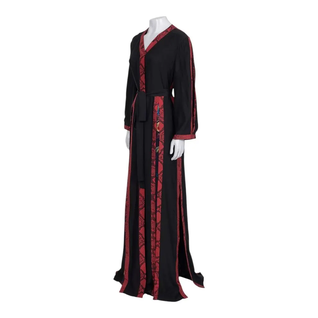 Burberry BURBERRY Printed Kimono Dress, Size IT42 | M Black Silk Very good - Inside View