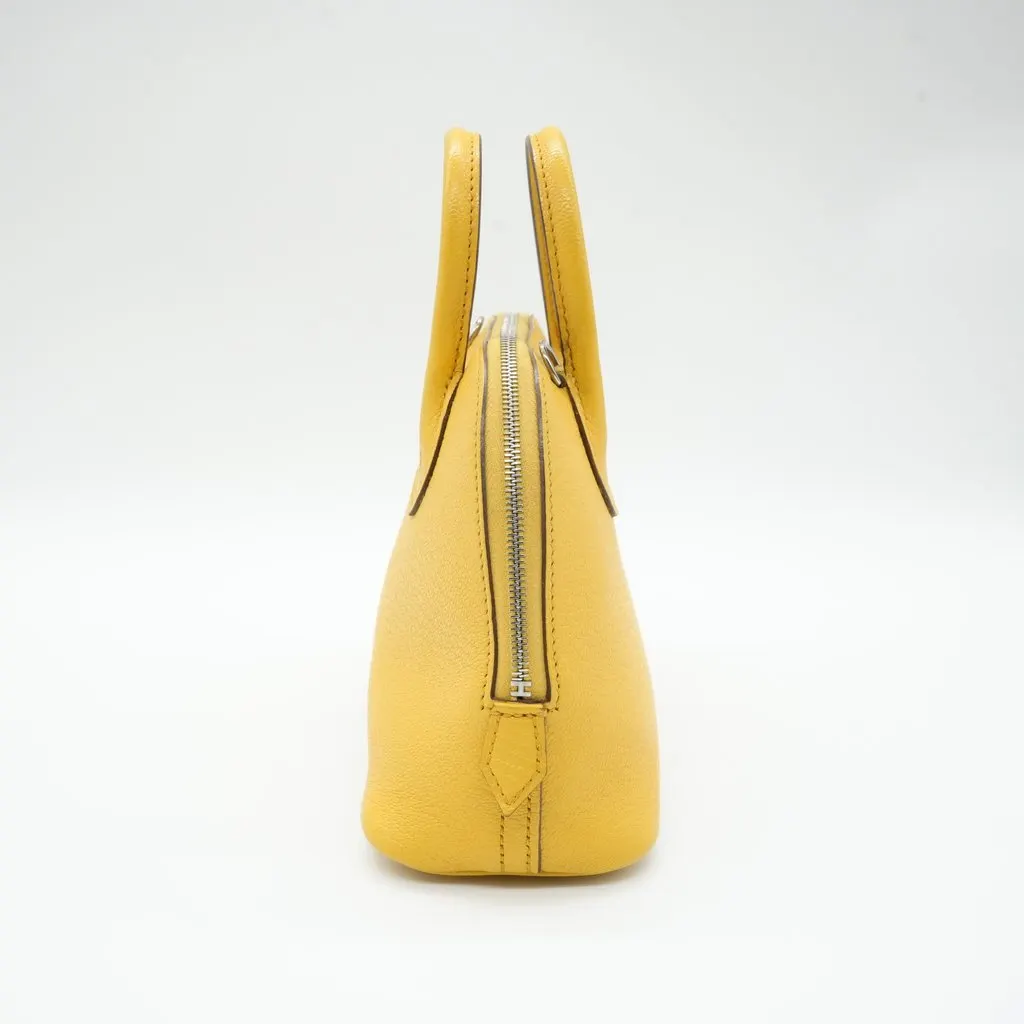 Hermès Bolide 1923 18 Mini Limoncello Chevre Stamp:W(2024) Yellow Leather Good - Box View