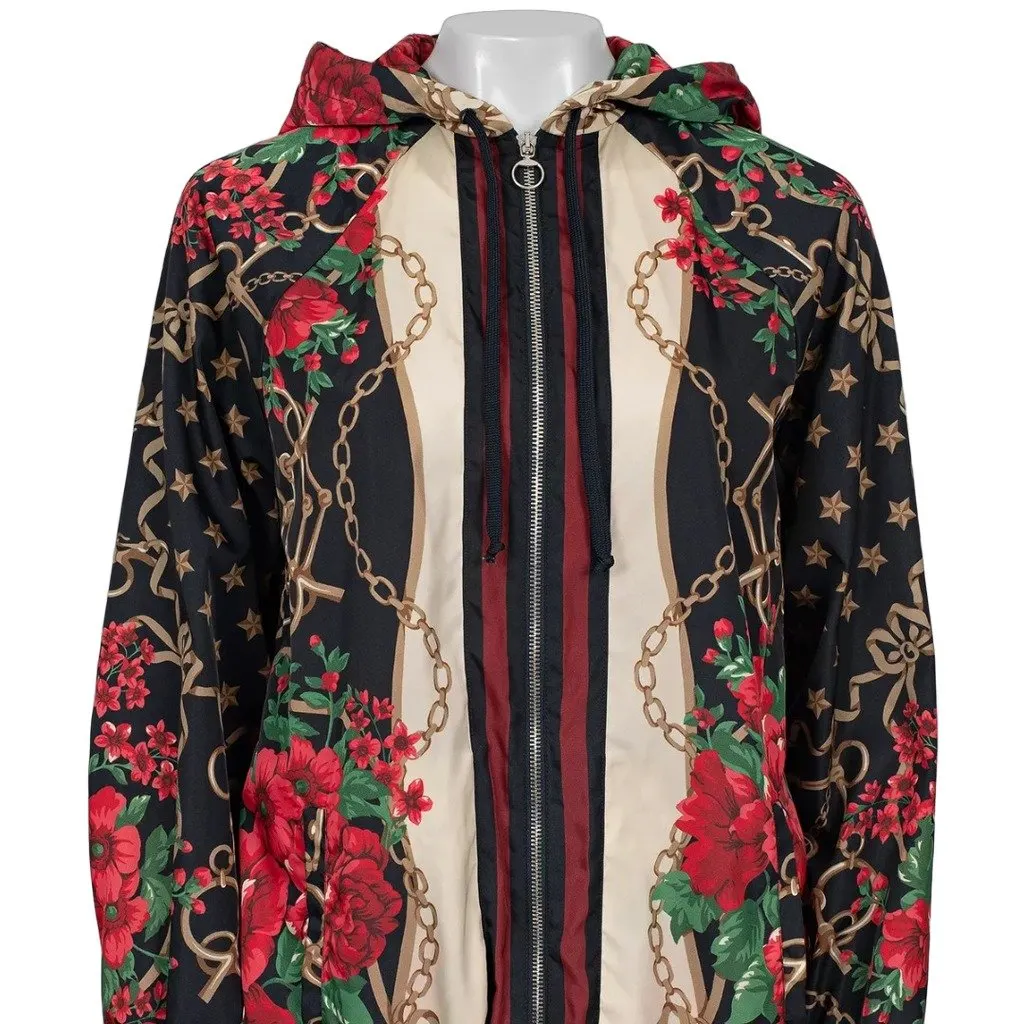 Gucci Floral print zip-up jacket  Size S