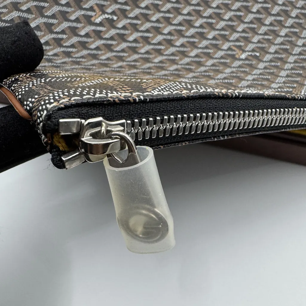 Goyard Goyard large pouch black Black Never worn - Box View
