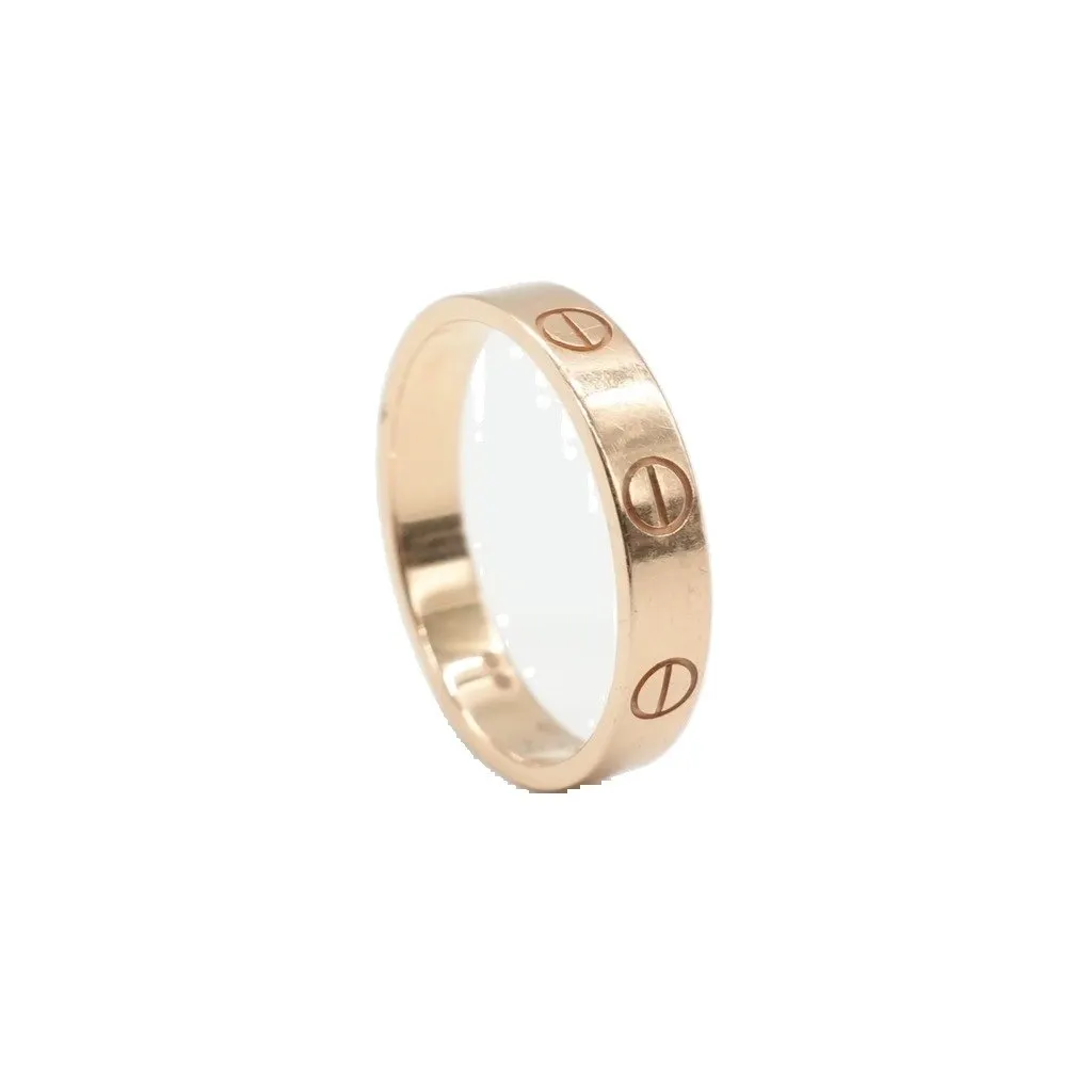 Cartier Love Ring, Small Model, 18K Pink Gold 3.2g