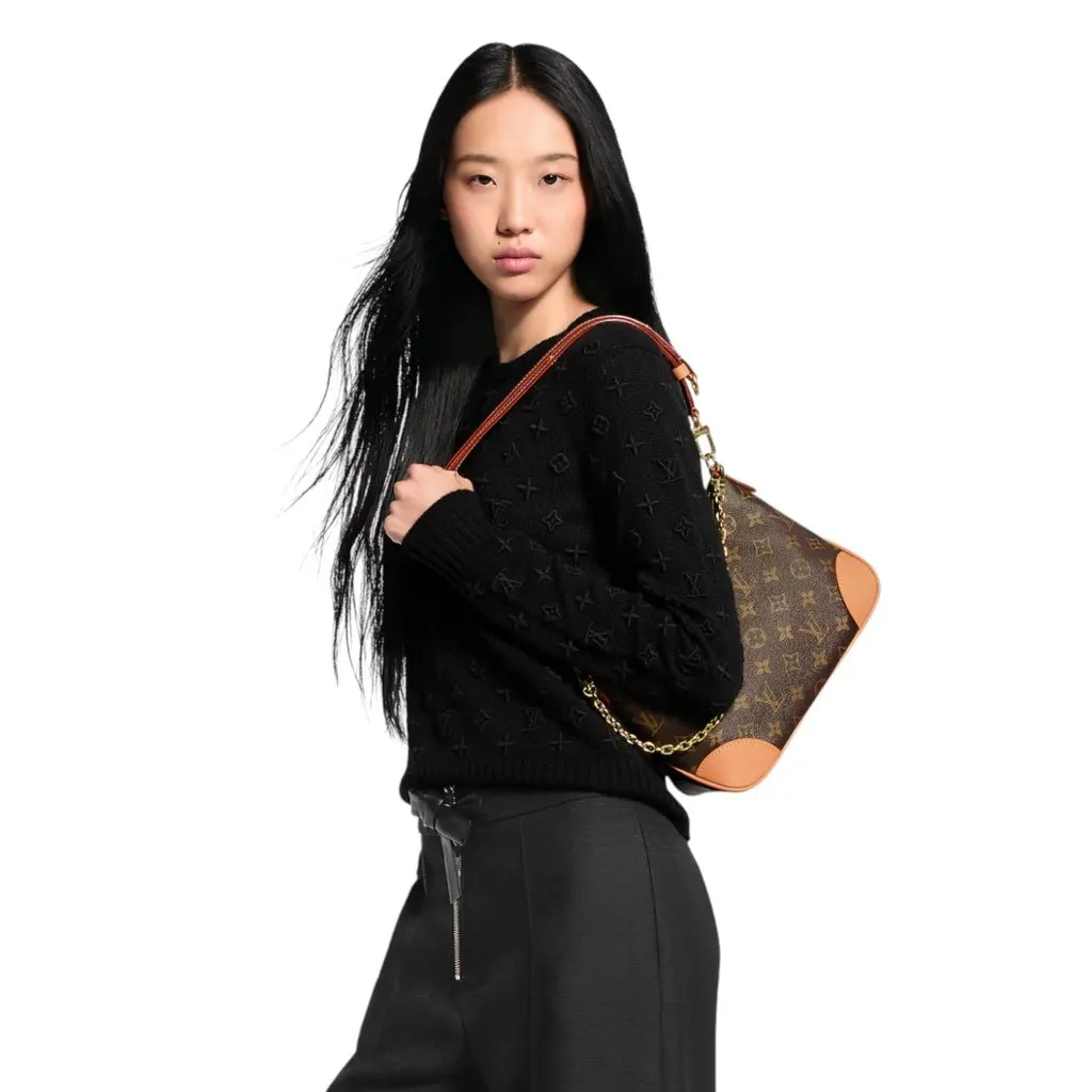 Louis Vuitton Boulogne Brown Leather Very good - Back View