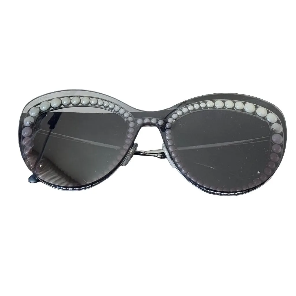 Chanel 4236-H Grey Acetate Never worn - Front View