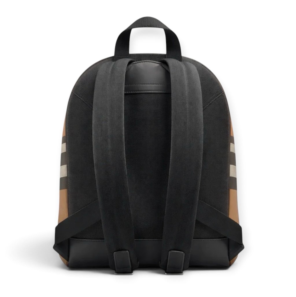 Burberry Backpack Burberry Jeff Check MultiColor Large Canva