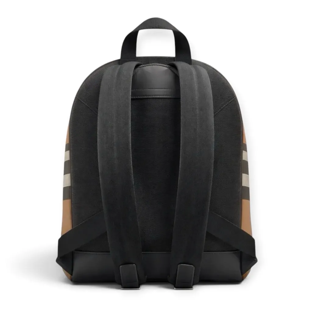 Burberry Backpack Burberry Jeff Check MultiColor Canvas Never worn, with tag - Back View
