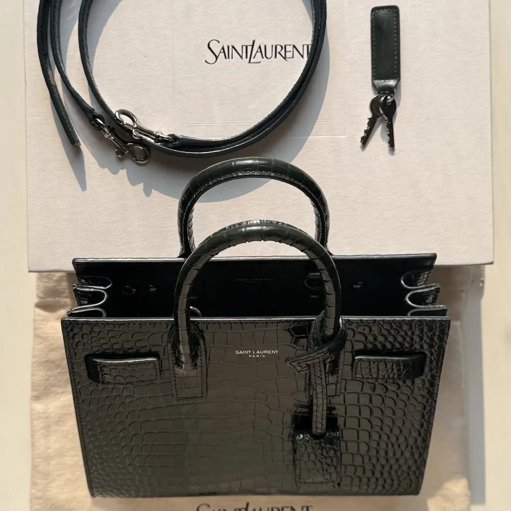 Saint Laurent Sac du Jour Green Very good - Box View