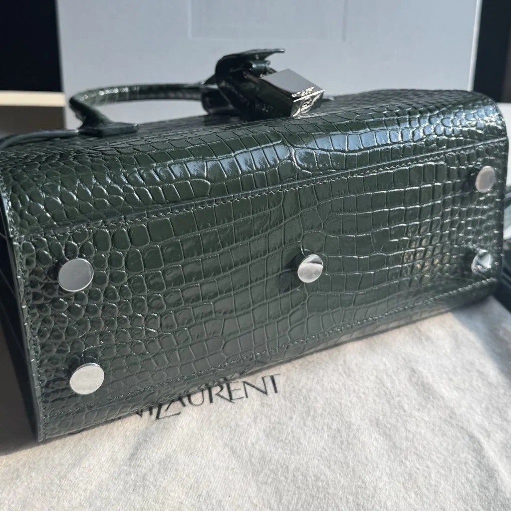 Saint Laurent Sac du Jour Green Very good - Inside View