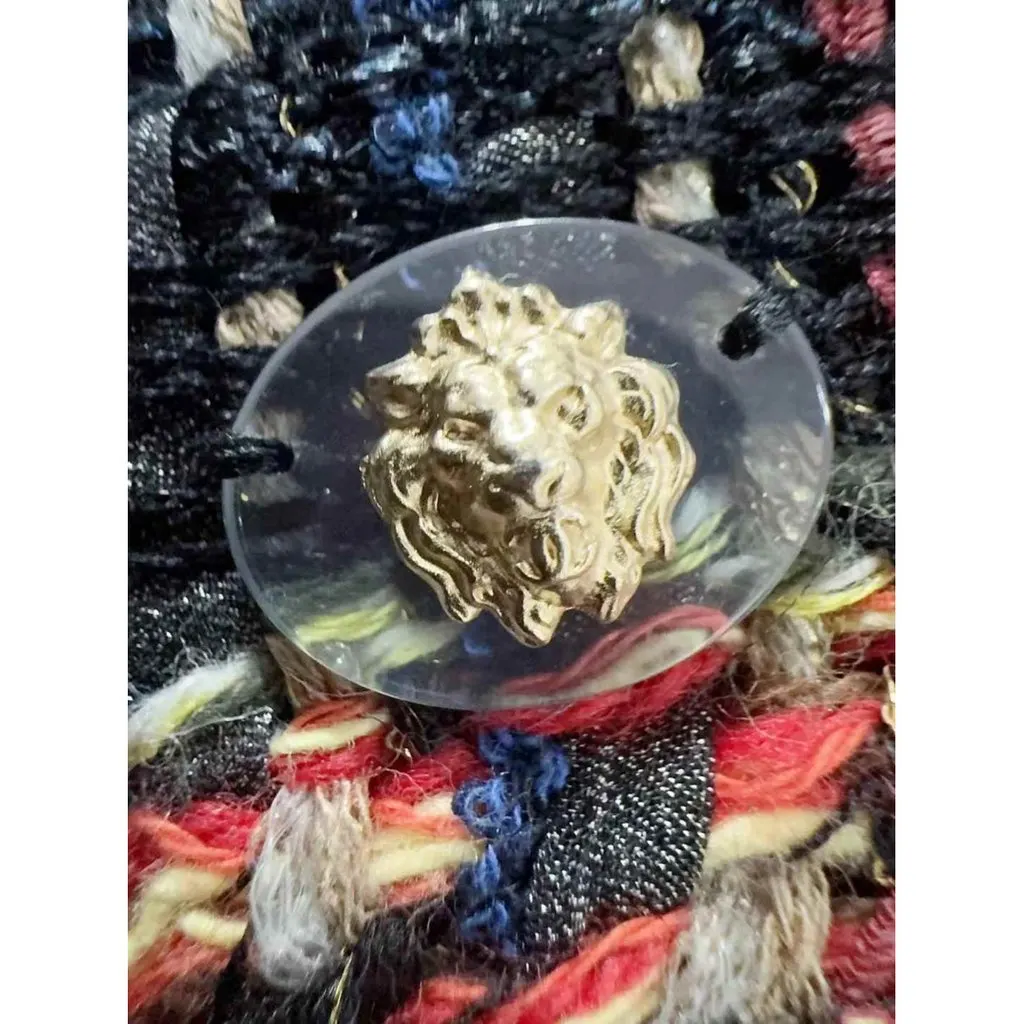 Chanel La Petite Veste Noire Tweed Jacket MultiColor Tweed Very good - Model View