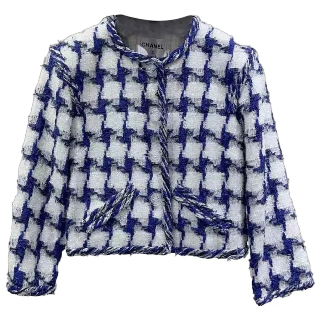Chanel La Petite Veste Noire Tweed Jacket MultiColor Tweed Very good - Front View