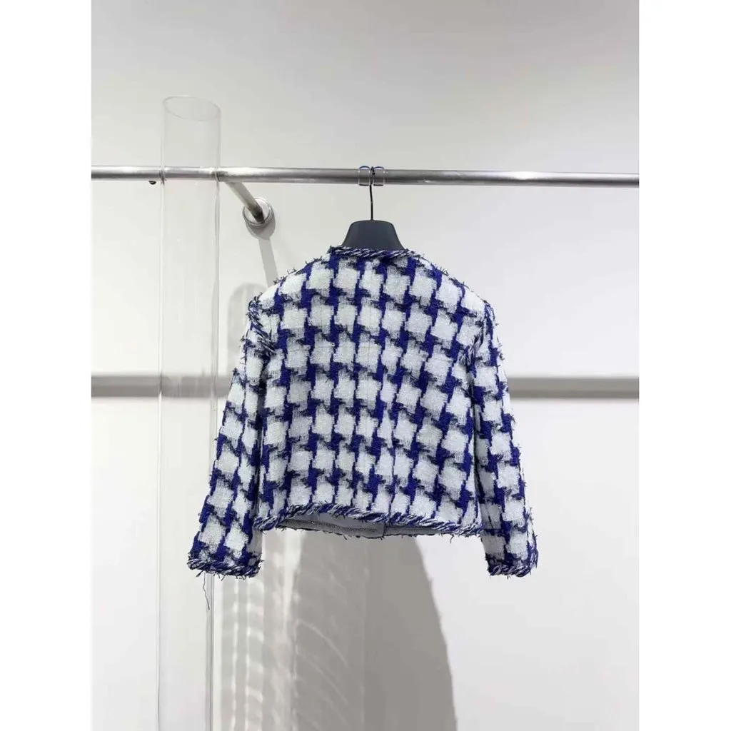 Chanel La Petite Veste Noire Tweed Jacket MultiColor Tweed Very good - Back View